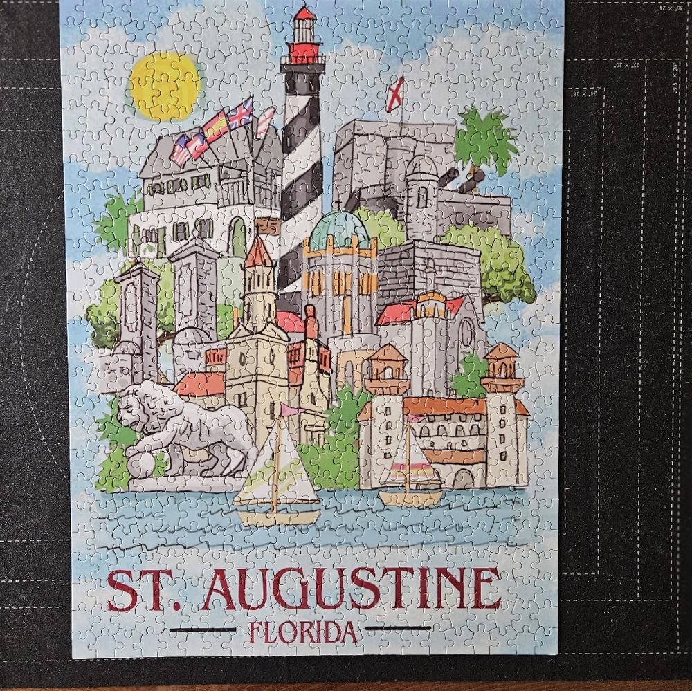 St. Augustine Florida Puzzle - 550 Piece - Picture 3 of 3